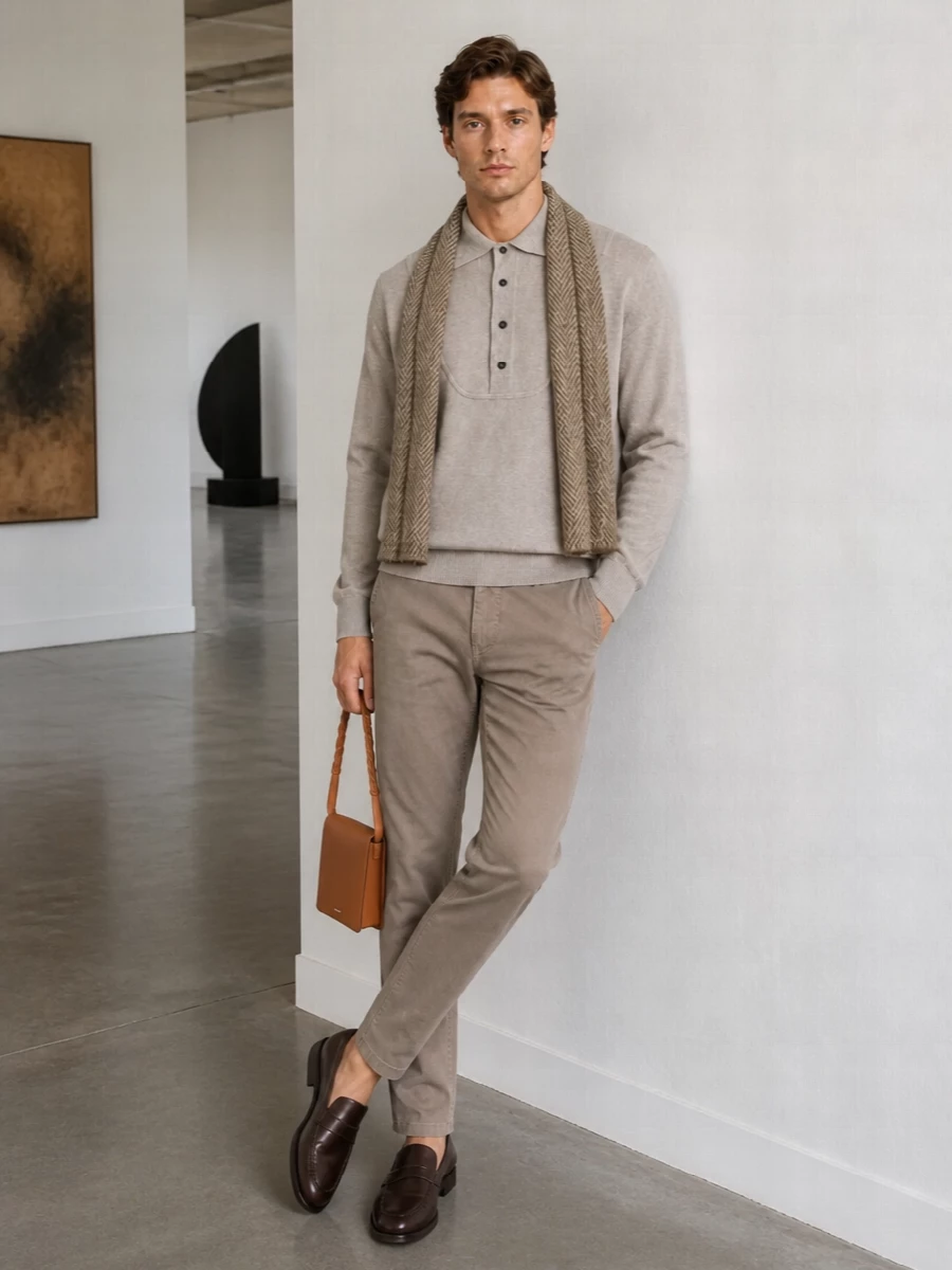 Jacquemus polo jacob cohen chinos loafers