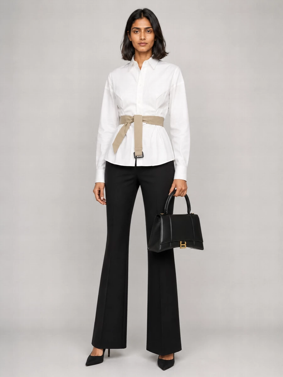 Balenciaga Cotton Belt Shirt