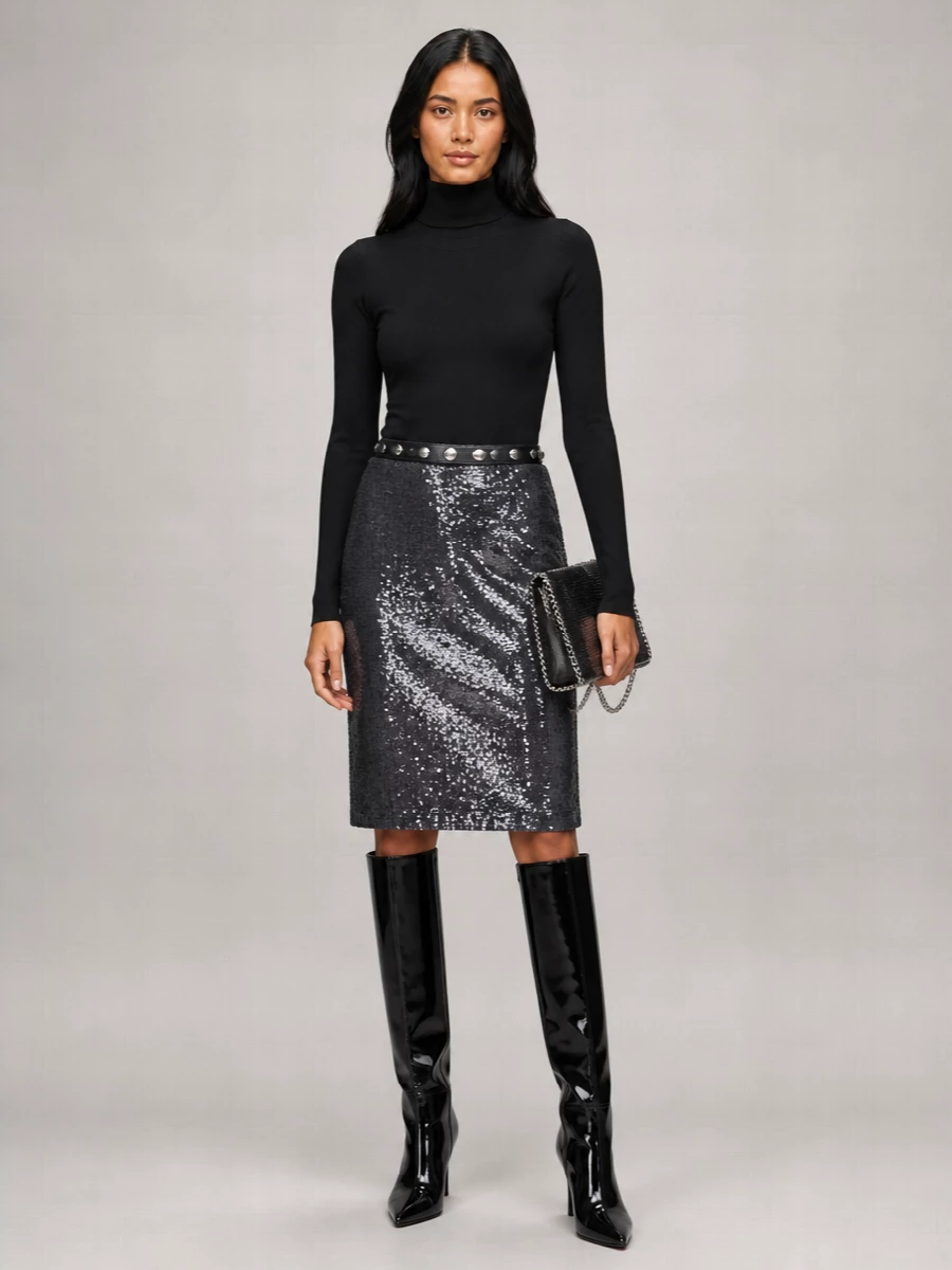 Parosh Knee-Length Straight Skirt