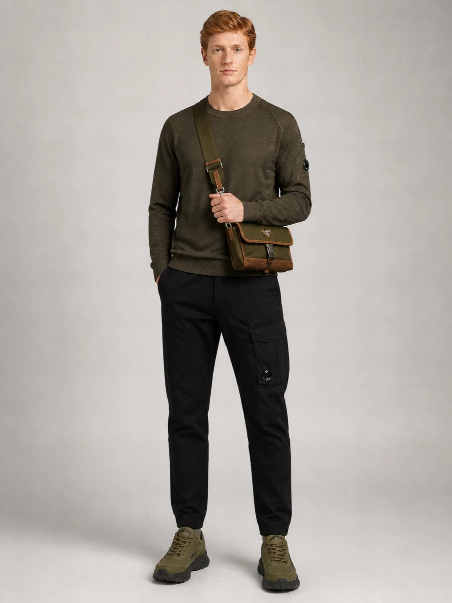 C.p. Company Merino Wool Regular-Fit Crewneck Sweater