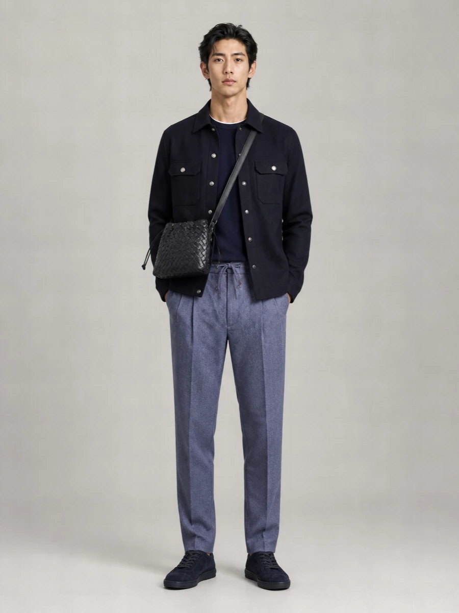 Brunello Cucinelli Wool Flannel Shirt Jacket