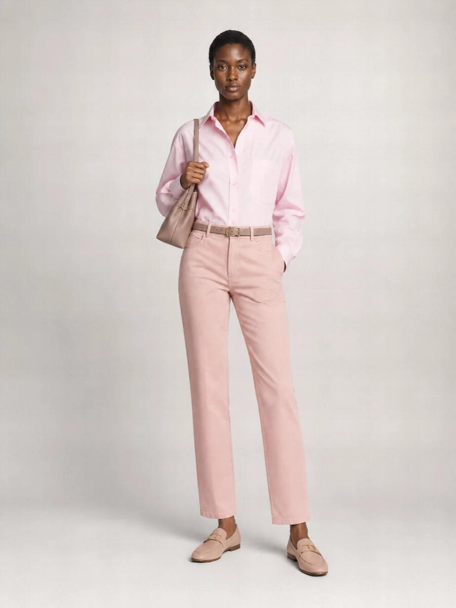 Haikure Suede Straight-Leg Trousers