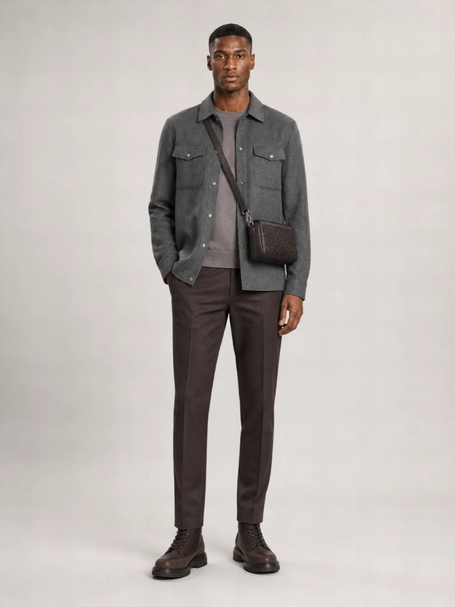 Brunello Cucinelli Wool Shirt Jacket