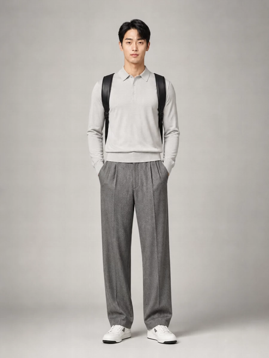 Brioni Leather Zip Around Backpack