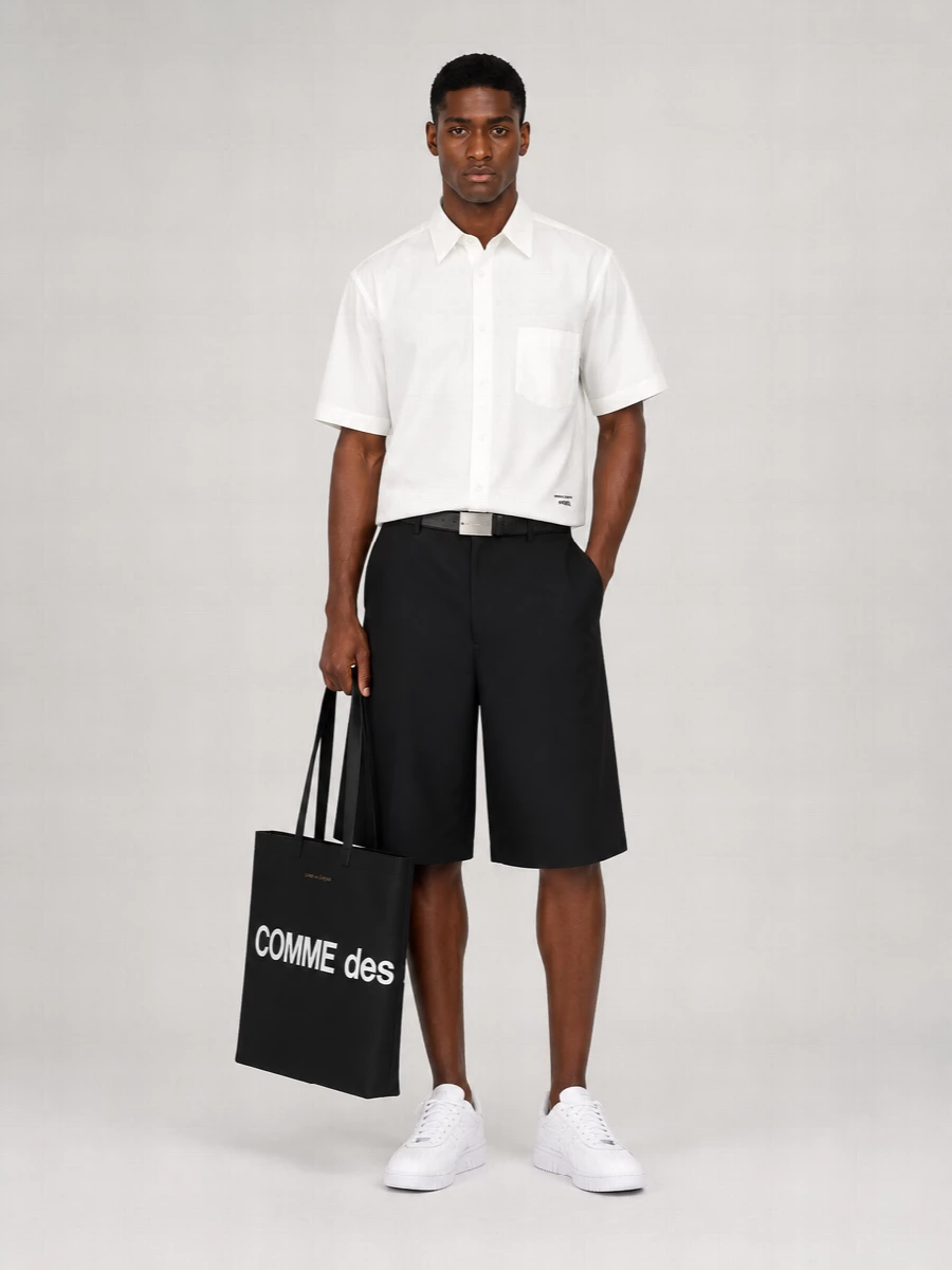 Comme Des Garçons Cotton Short-Sleeve Shirt