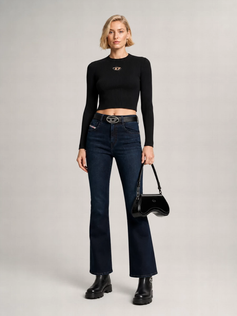 Diesel Flared Denim Jeans