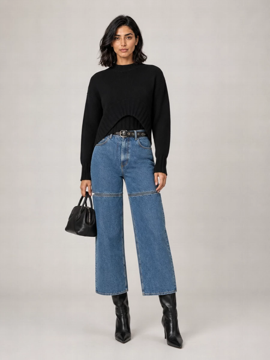 The Attico Wide-Leg Trousers