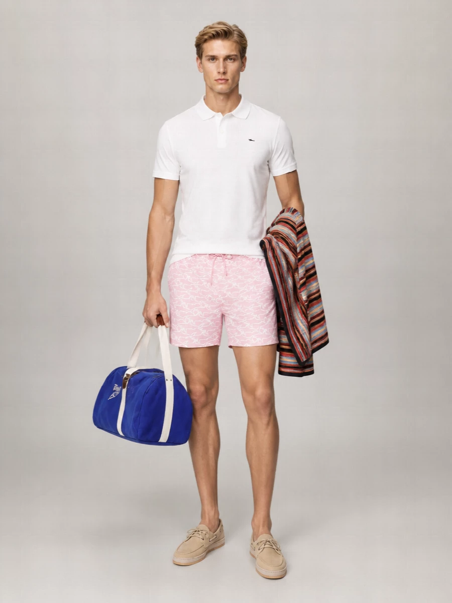 Paul & Shark Printed Swim Shorts