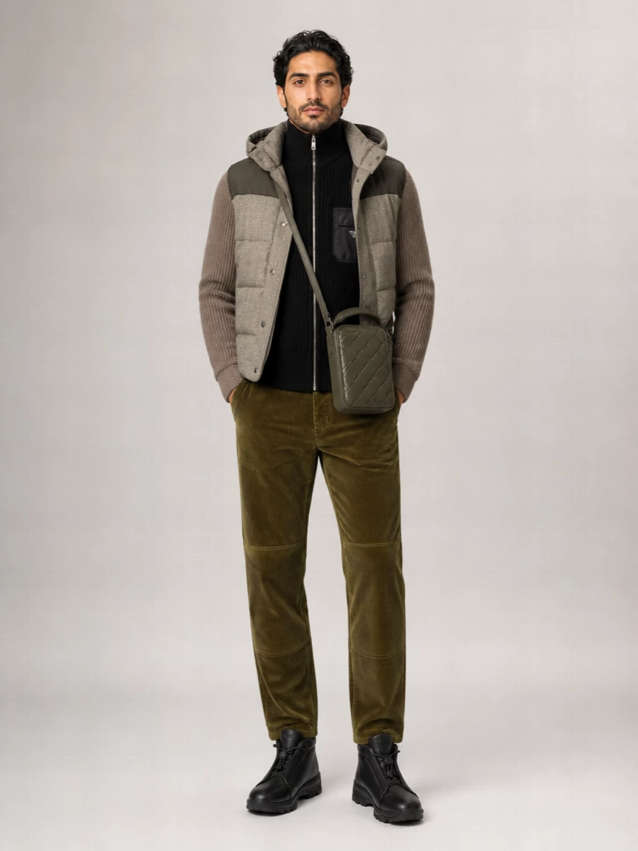 Moorer Virgin Wool Down Puffer Jacket