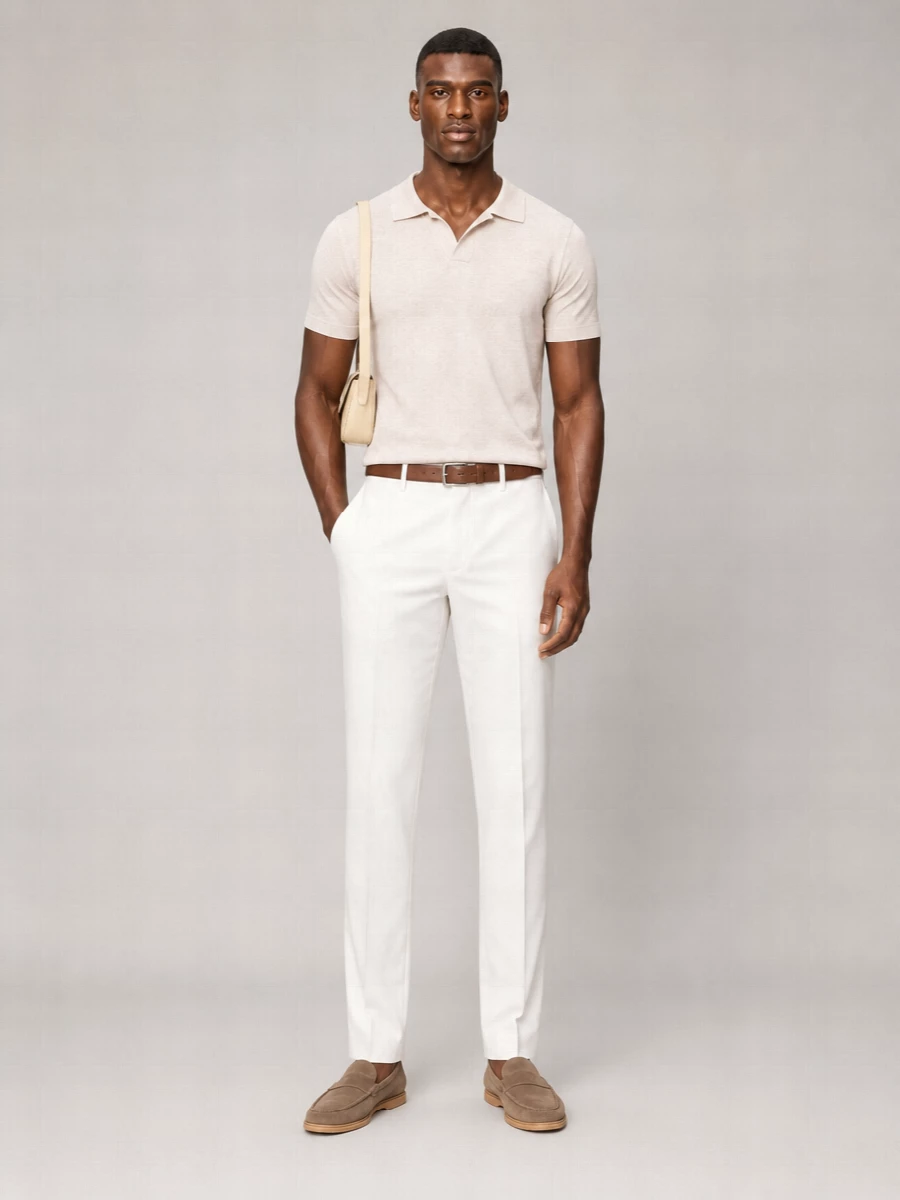 Pt Torino Cotton Straight-Leg Trousers