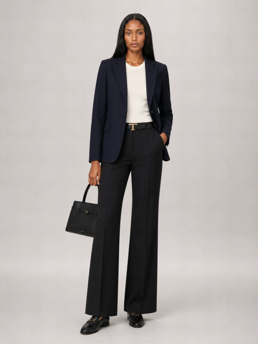 Paul Smith Wool Bootcut Suit Trousers