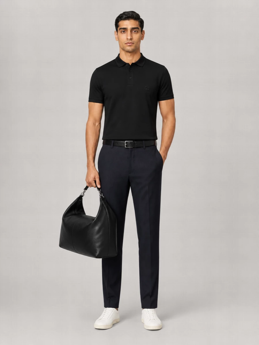 Giorgio Armani Cotton Short-Sleeve Polo Shirt