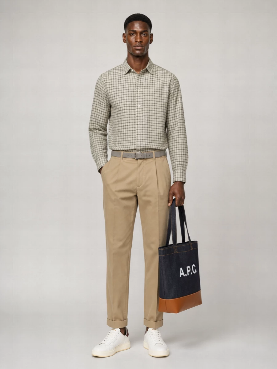 Beams Plus Cotton Linen Casual Shirt