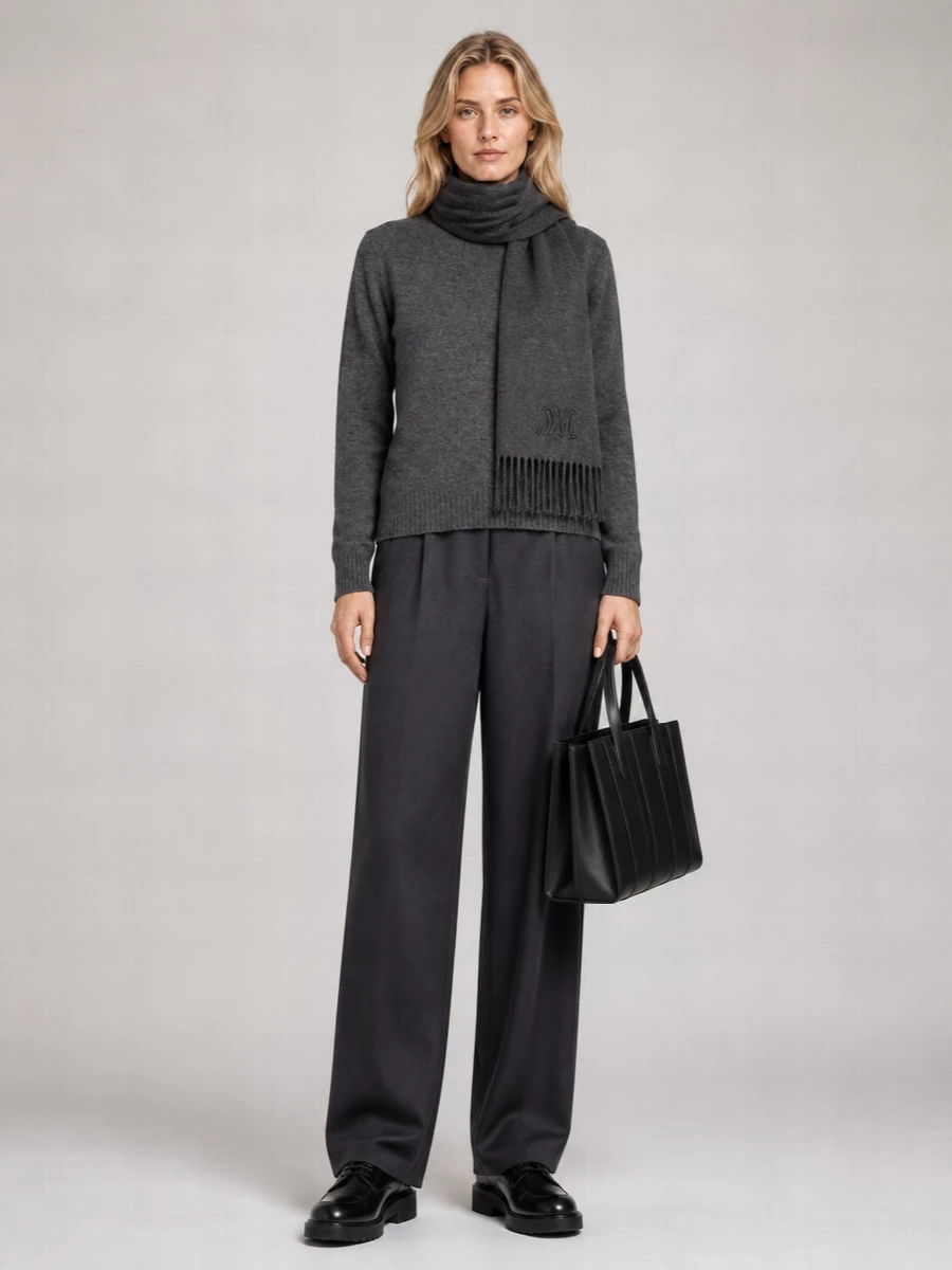 Max Mara cashmere ribbed regular-fit sweatshirt