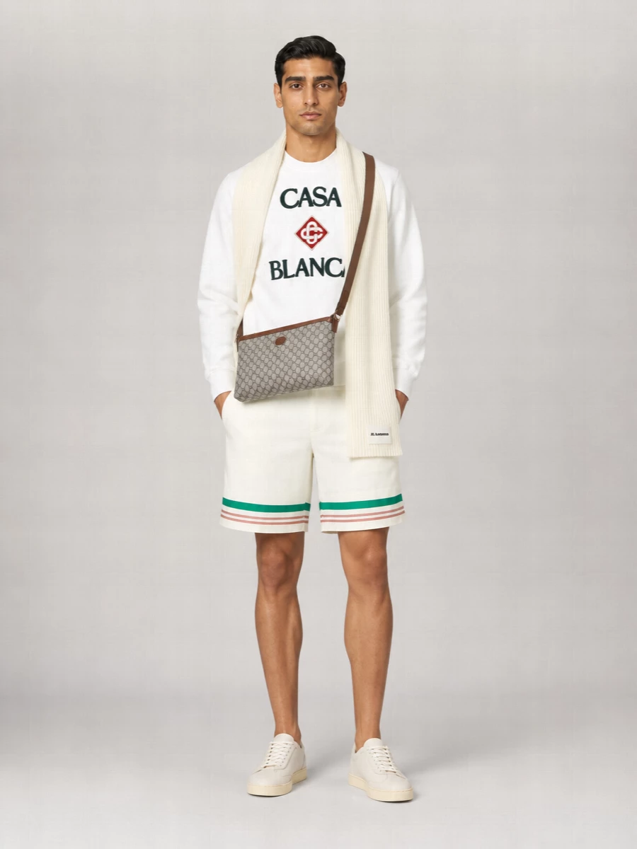 Casablanca Cotton Logo-Embroidered Sweatshirt
