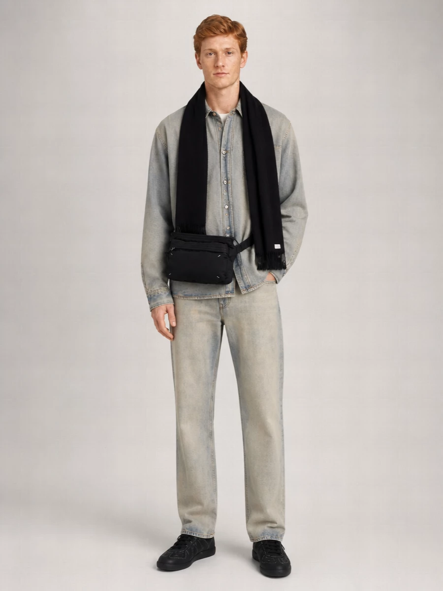 Maison Margiela Leather Low-Top Sneakers