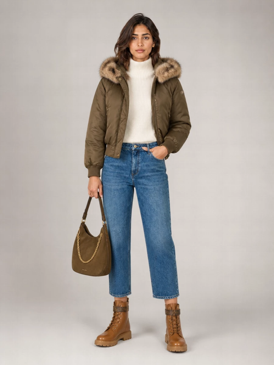 Michael Kors Faux Fur Coat