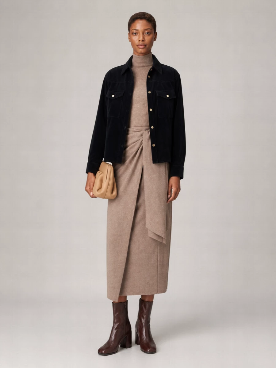 S Max Mara Corduroy Oversized Jacket