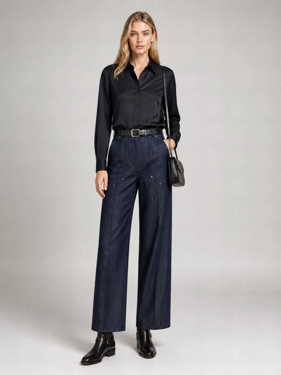 Max Mara Wool Wide-Leg Trousers