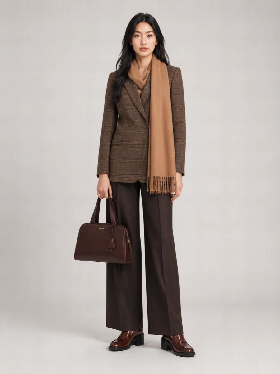 Max Mara Virgin Wool Double-Breasted Blazer