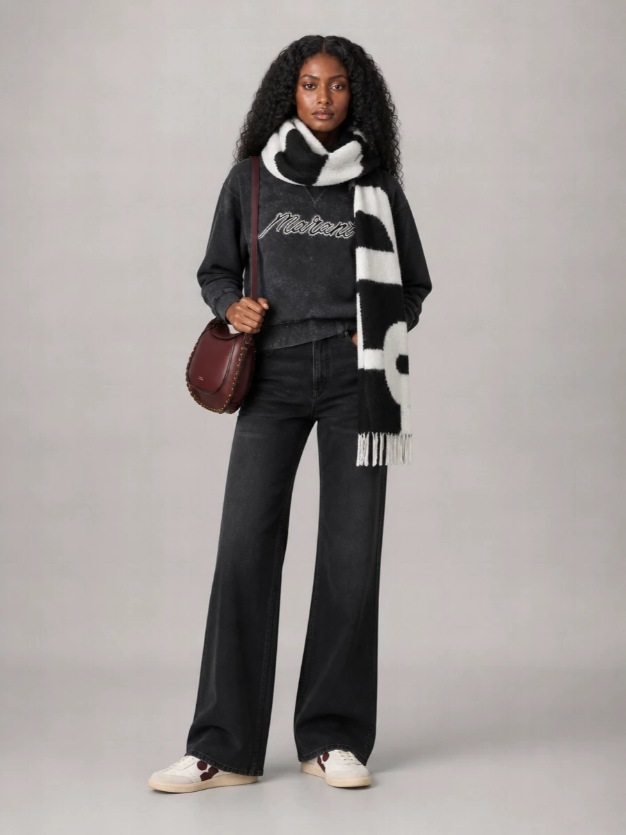 Isabel Marant Etoile Ribbed Long-Sleeve Sweatshirt