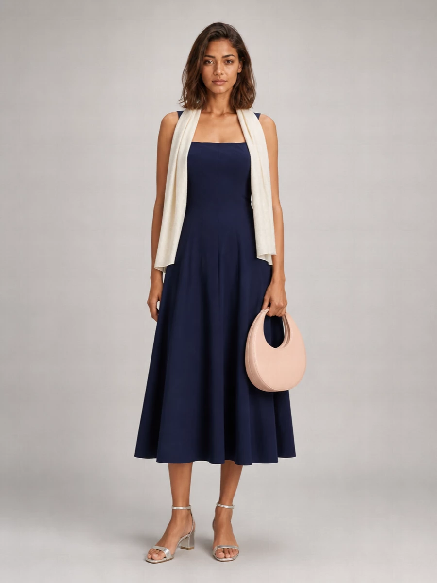 Staud Cotton Midi Dress