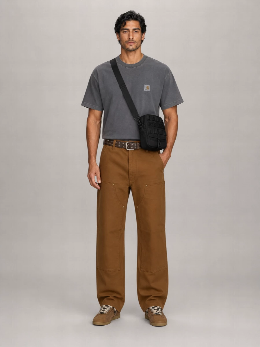 Carhartt Wip Cotton Straight-Leg Pants