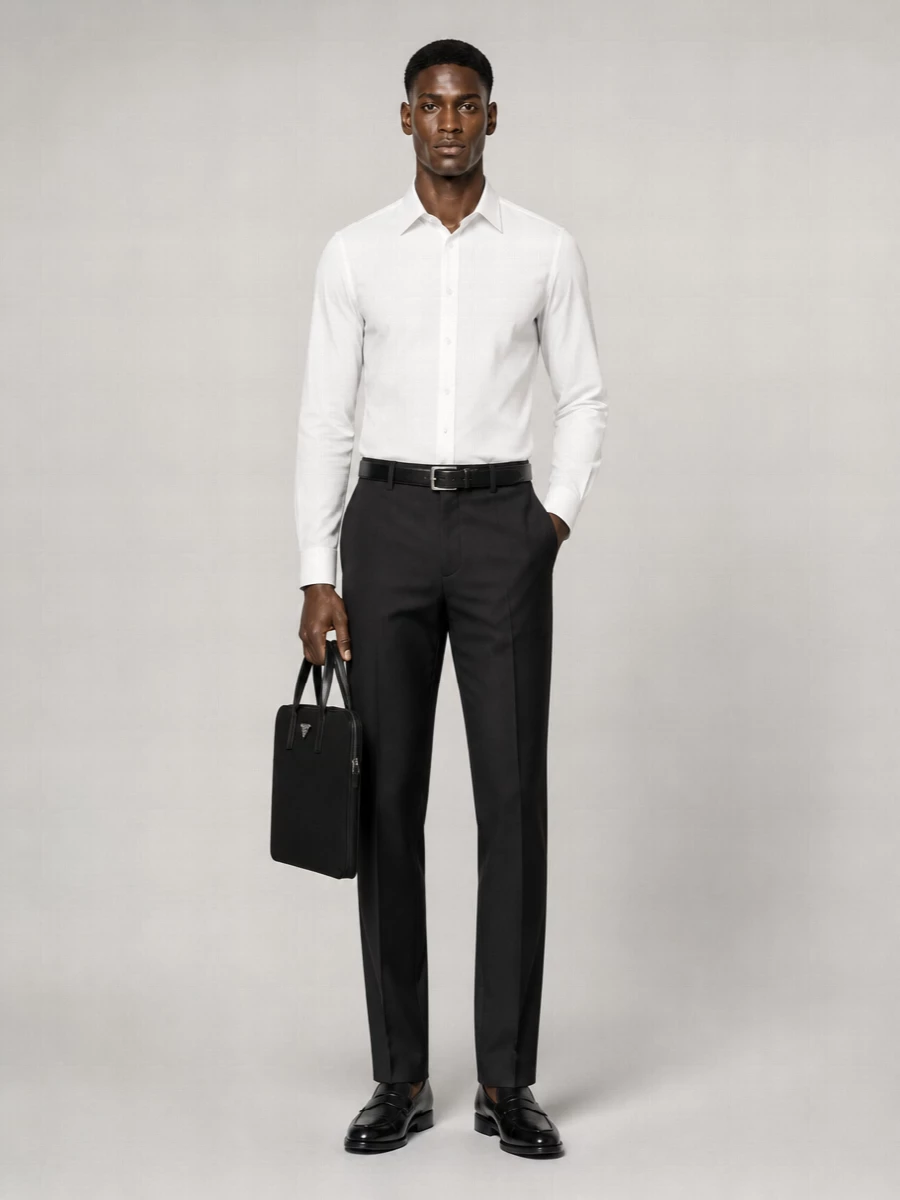Brioni Cotton Poplin Long-Sleeve Trevi Mark Shirt