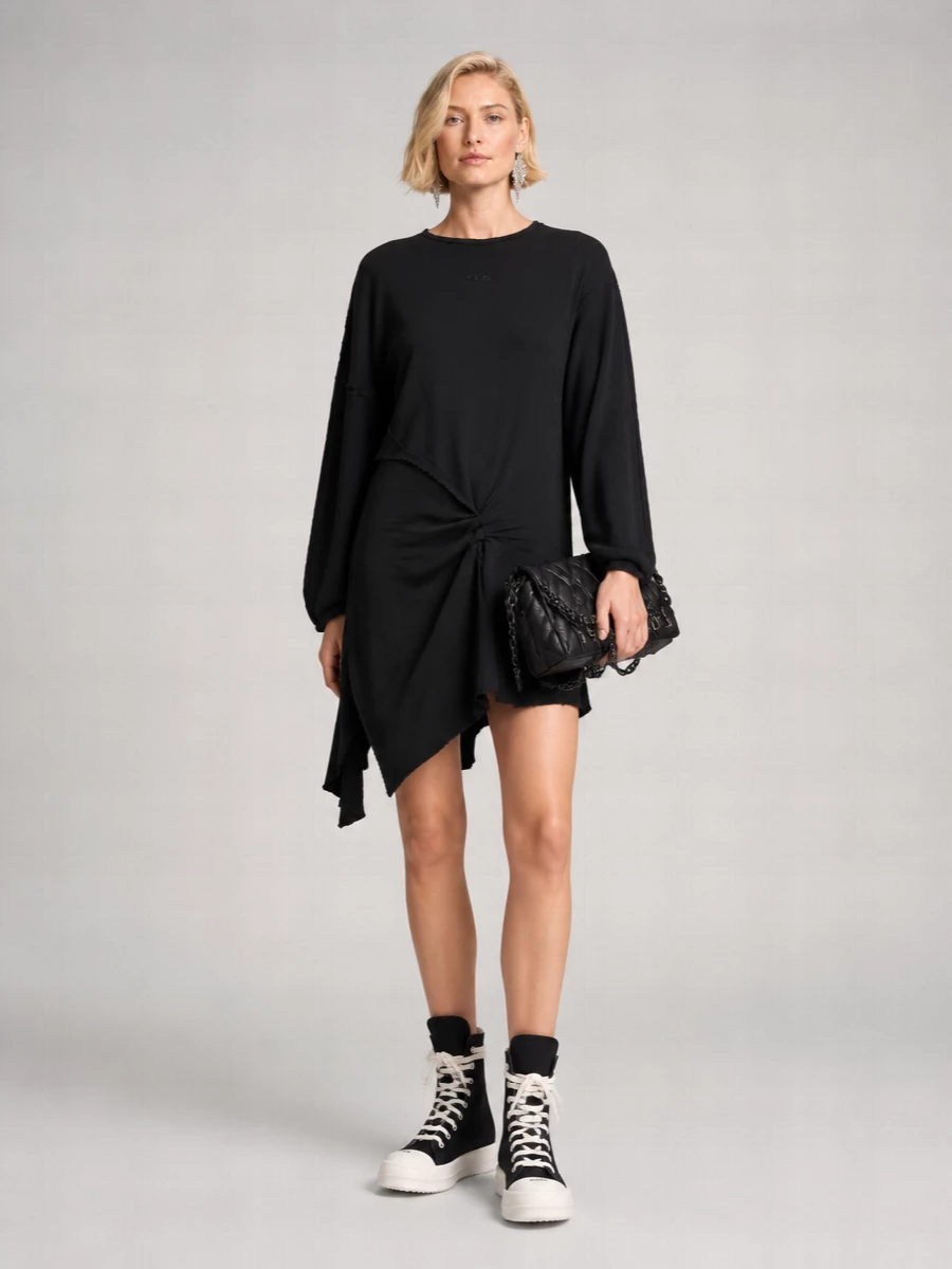 Rick Owens Silk Down Padded Scarf