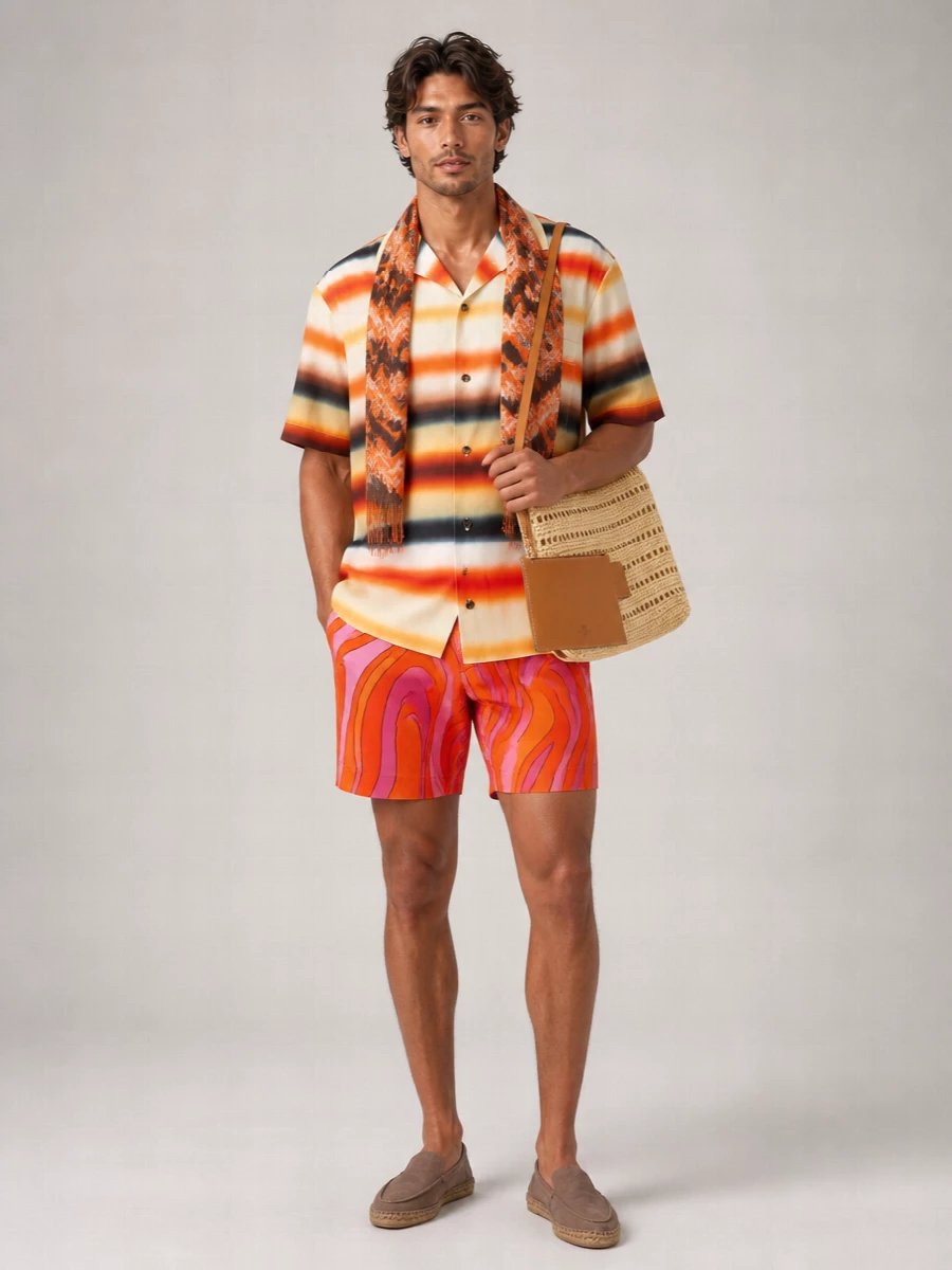 Pucci Printed Swim Shorts