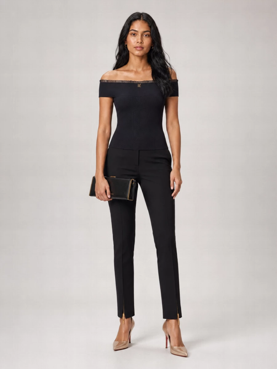 Elisabetta Franchi Fine-Knit Top