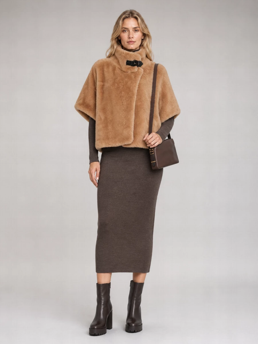 Pinko faux fur jacket