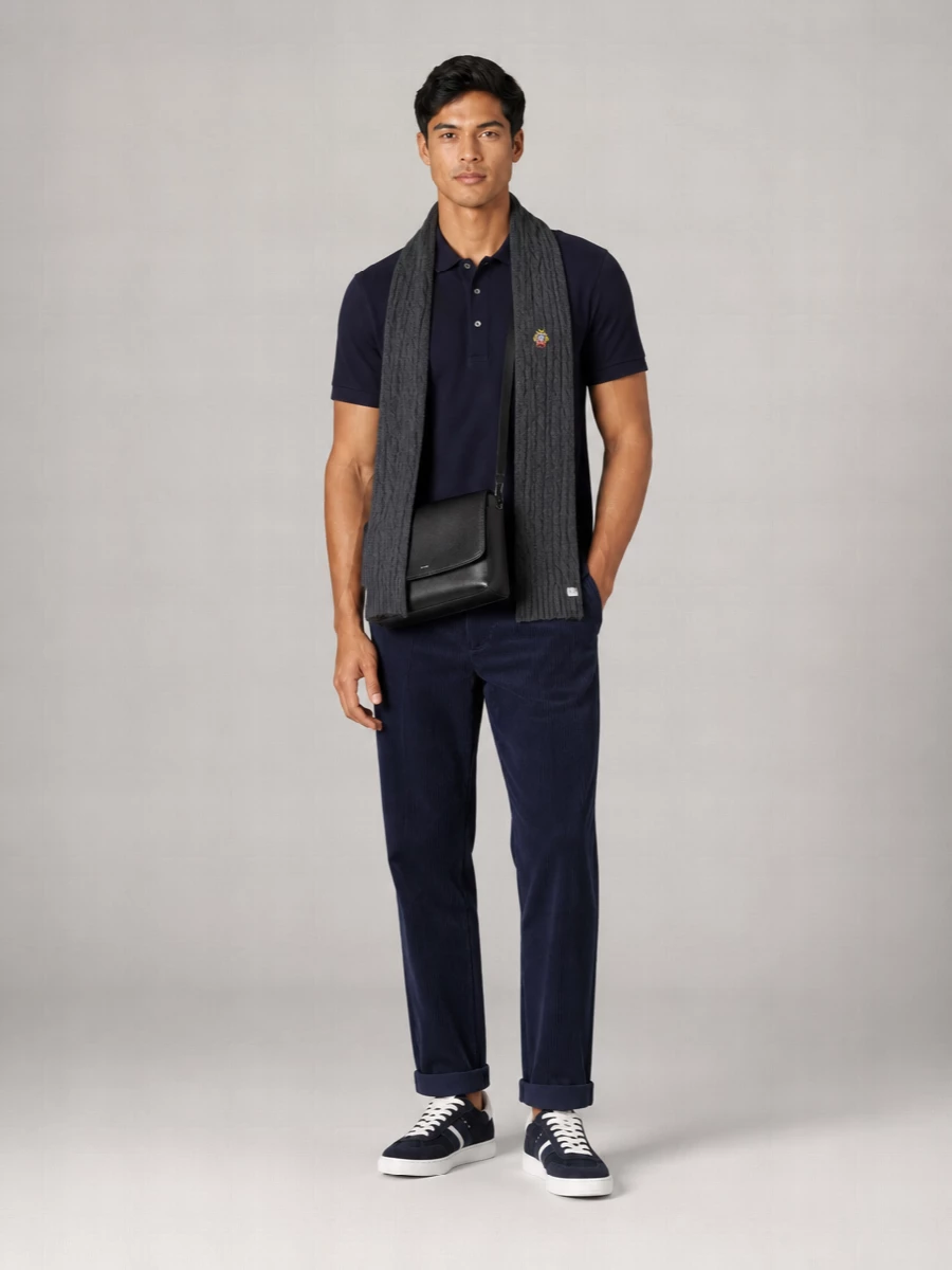 Bally Cotton Short-Sleeve Polo Shirt
