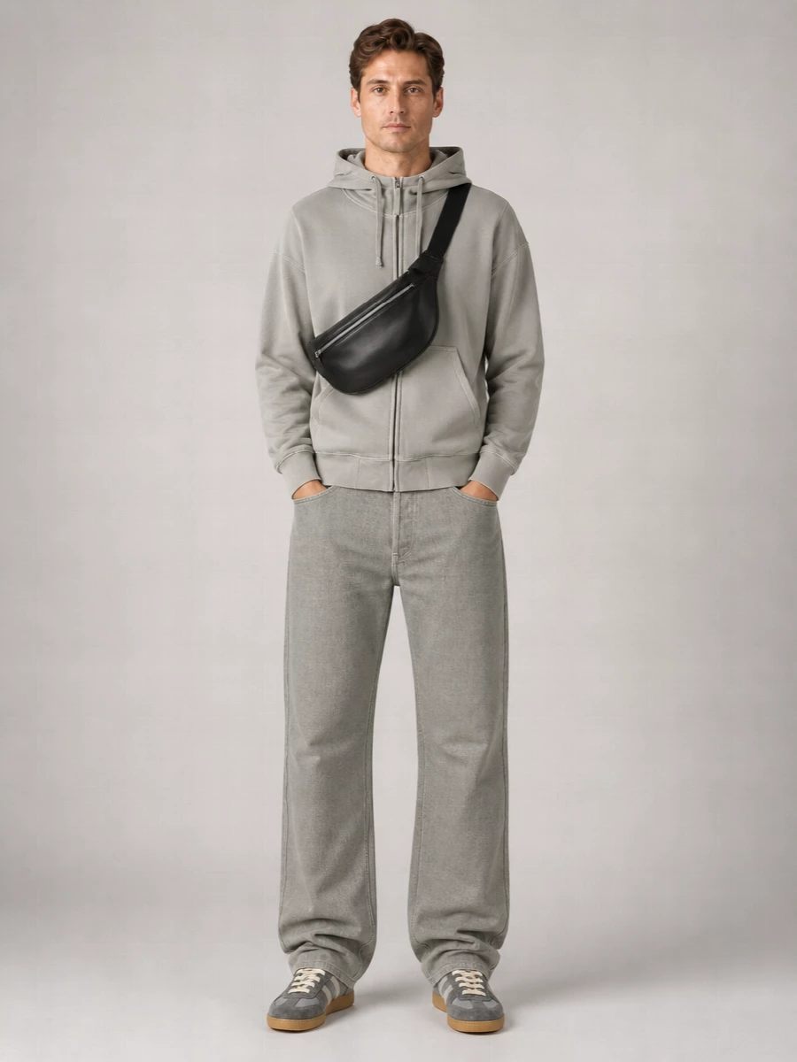 Maison Margiela Cotton Oversized Zip Hoodie