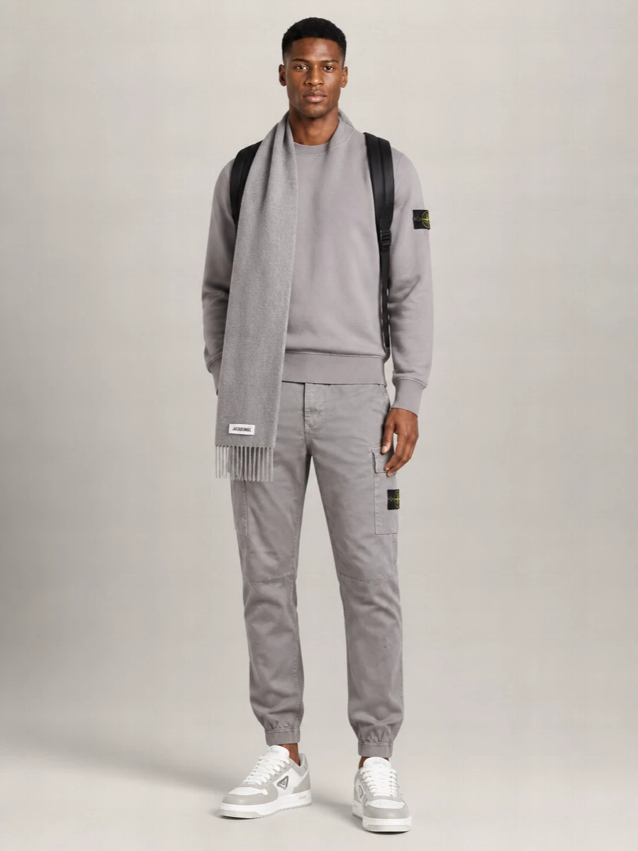 Stone Island Cotton Crew-Neck Sweatshirt