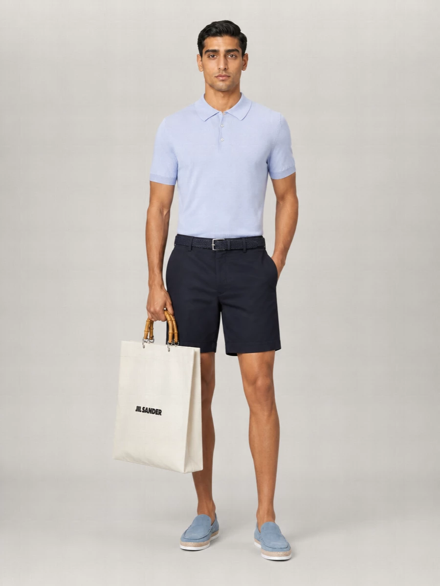 John Smedley Cotton Polo Shirt