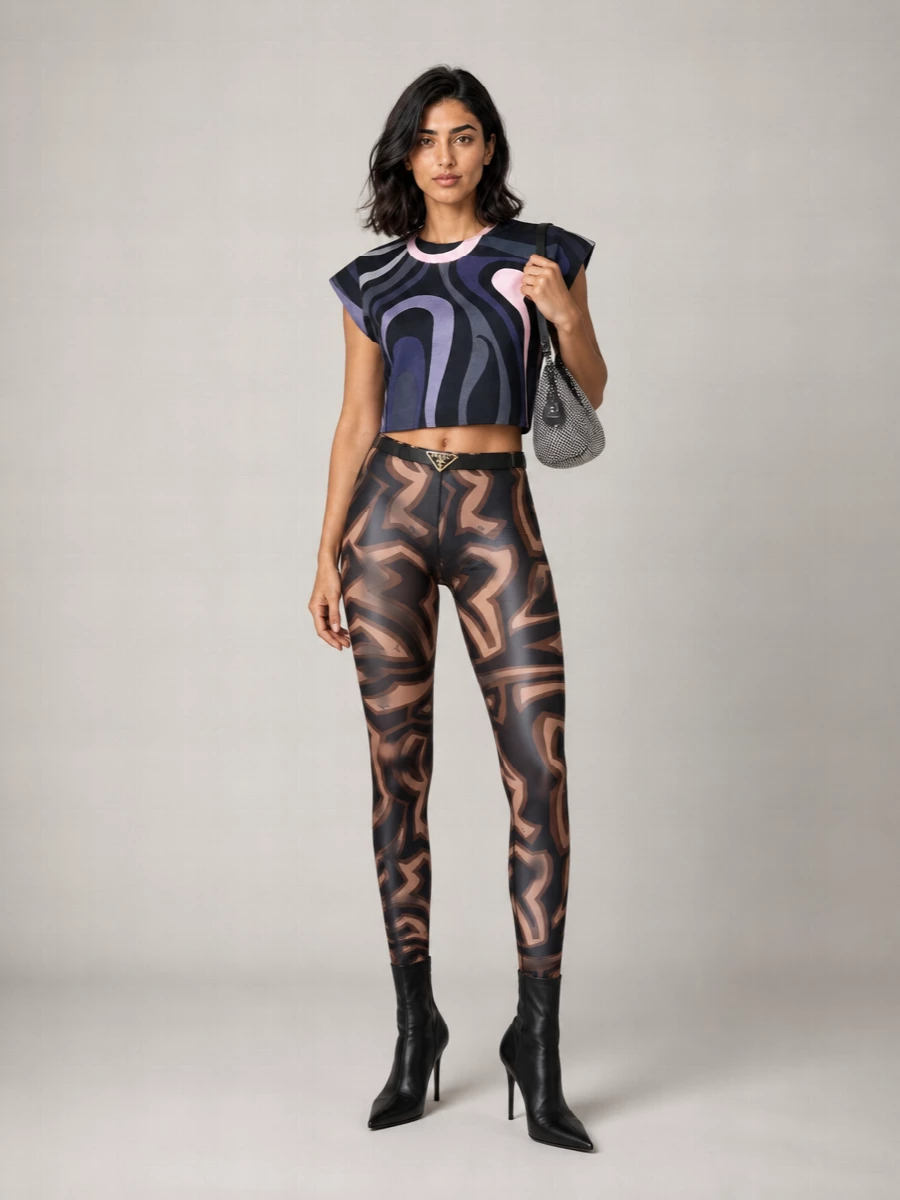 Pucci Printed Tights