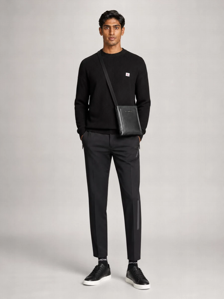 Calvin Klein cotton crewneck long-sleeve t-shirt