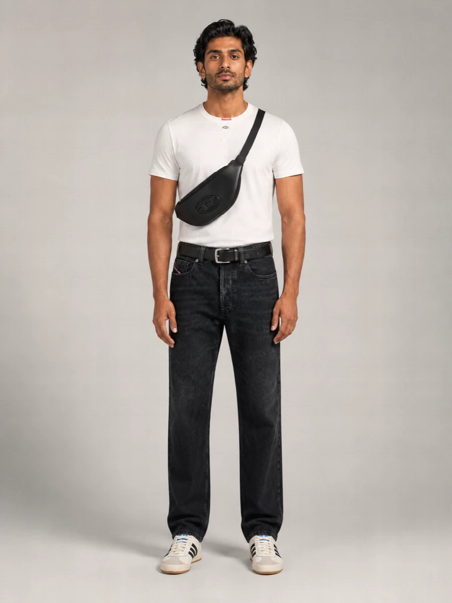Diesel Leather Belt Bag