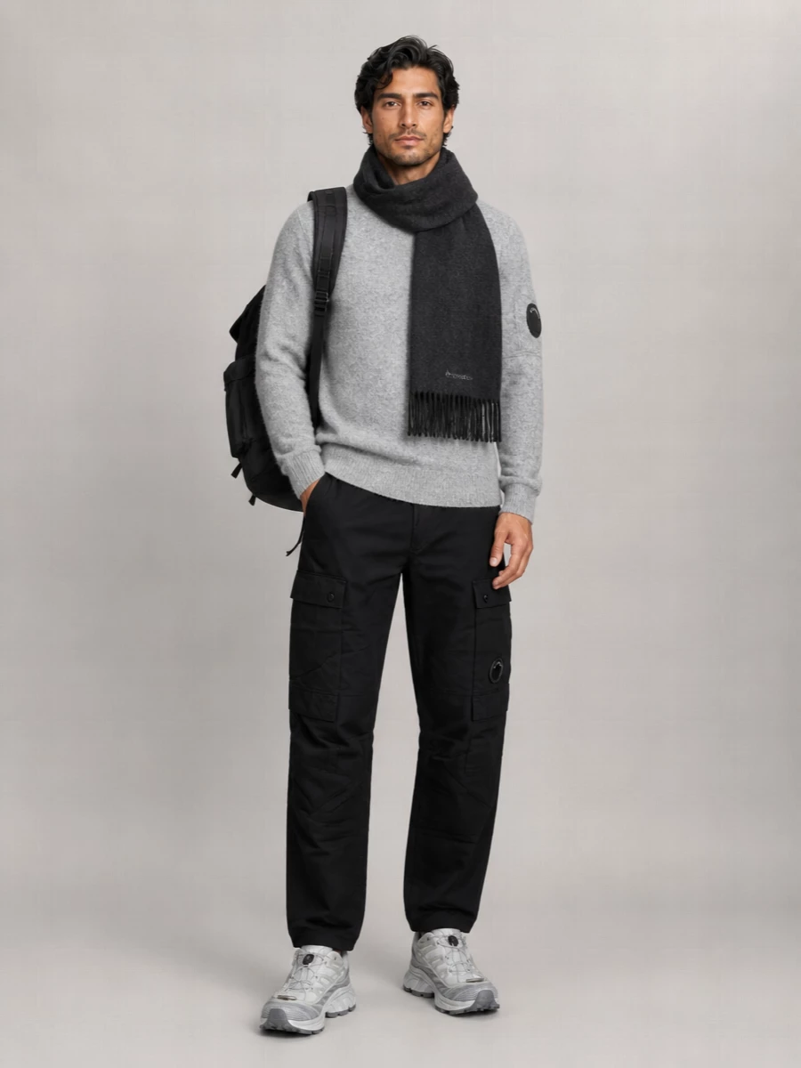 C.p. Company Ribbed Crew-Neck Wool Jumper