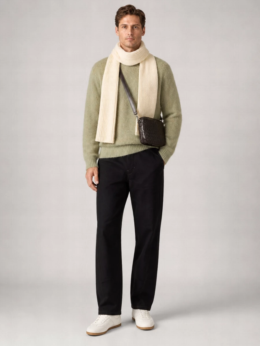 Lemaire Ribbed Crew-Neck Sweater