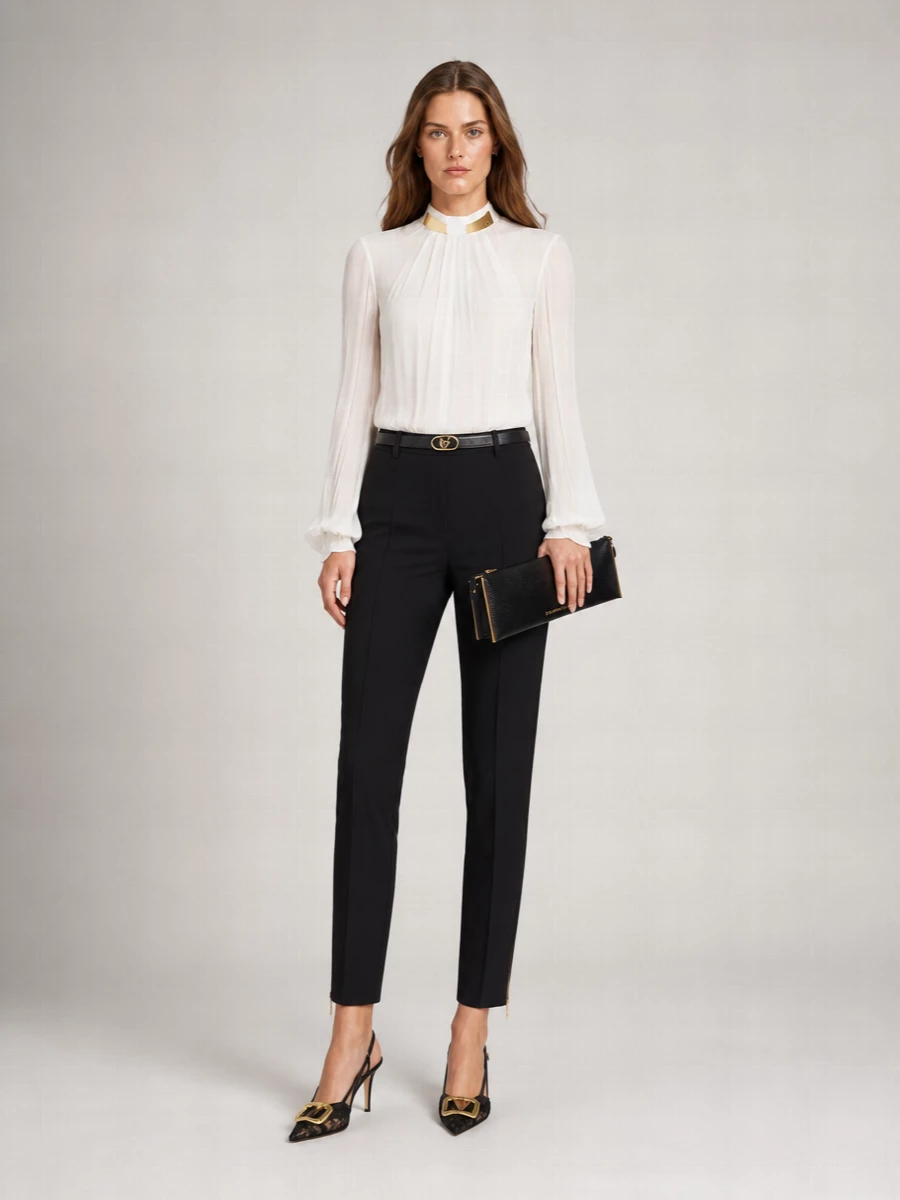 Elisabetta Franchi viscose bodysuit blouse