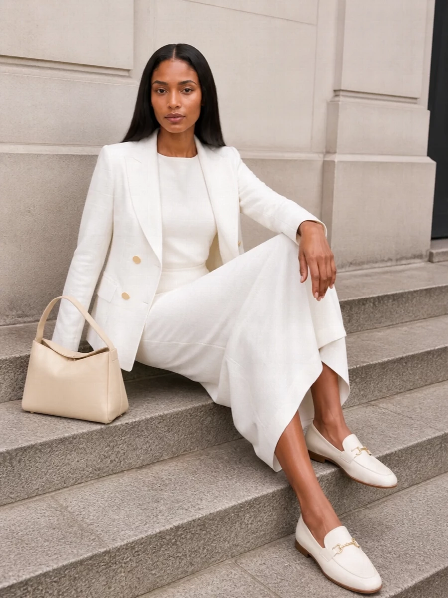 Tagliatore blazer elisabetta franchi ivory dress