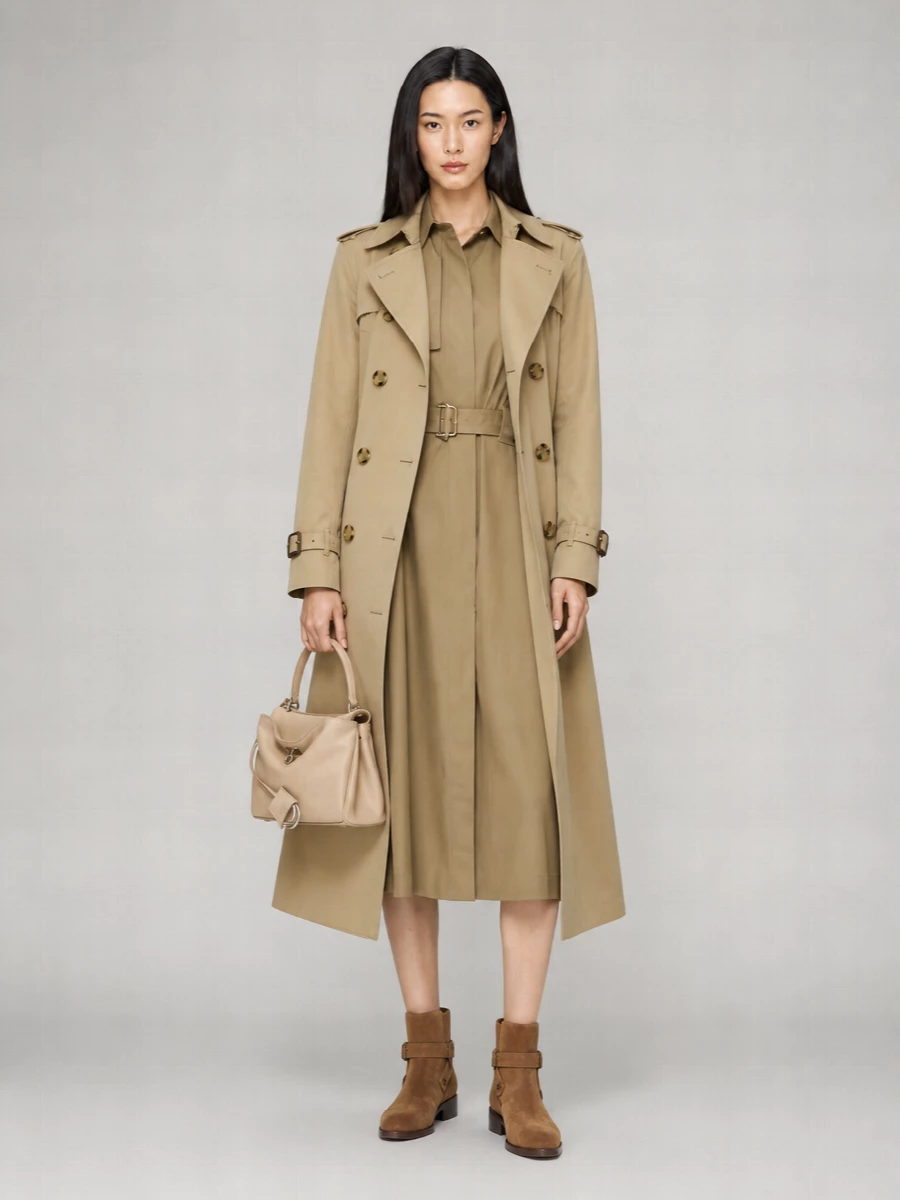 Burberry Cotton Twill Trench Coat