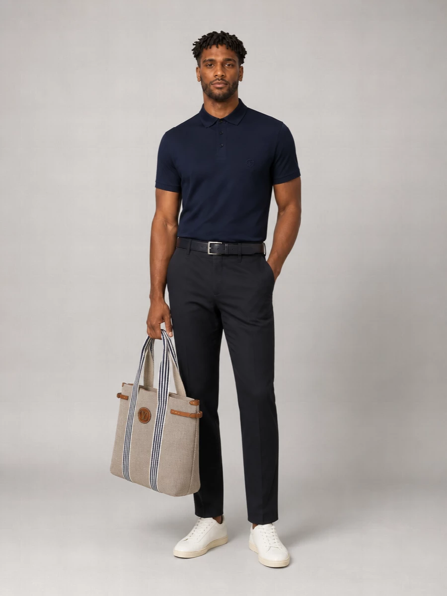 Giorgio Armani Cotton Short-Sleeve Polo Shirt