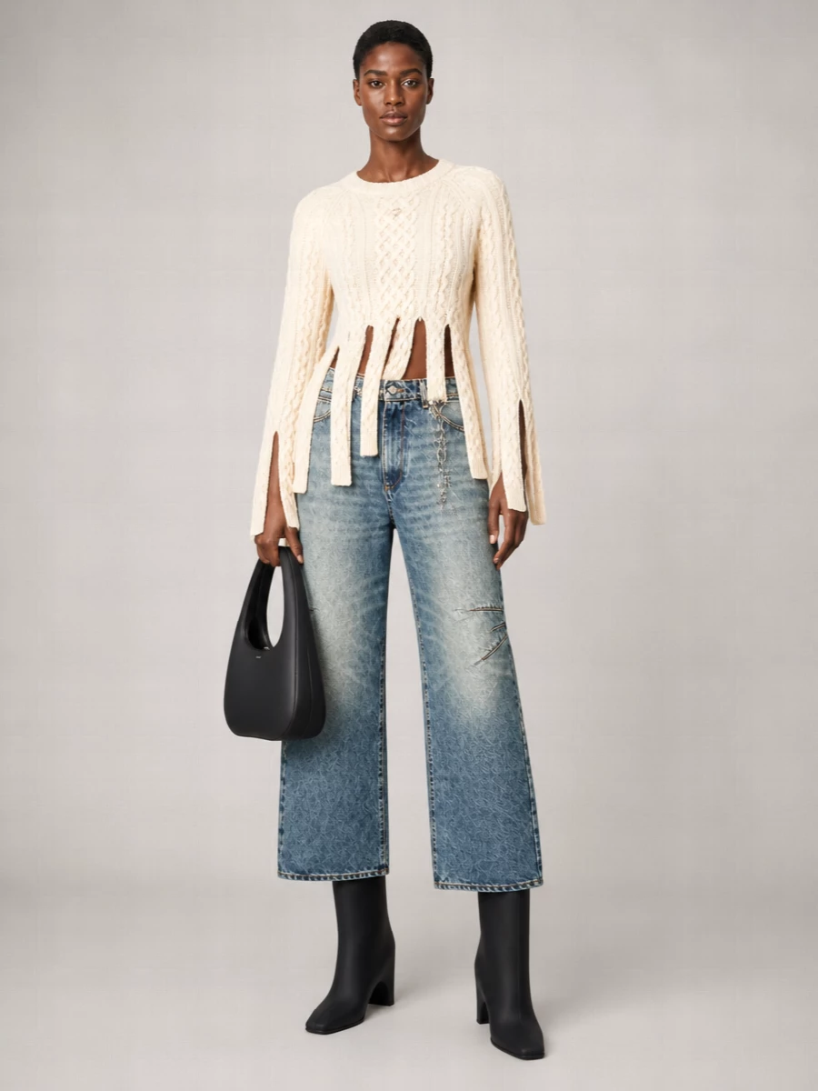 Coperni Straight-Leg Denim Jeans