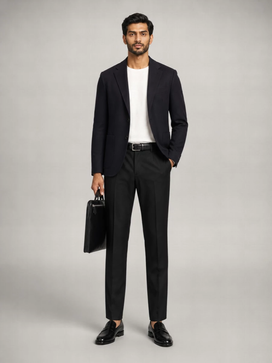 Lardini Pleated Wool Tailored Trousers