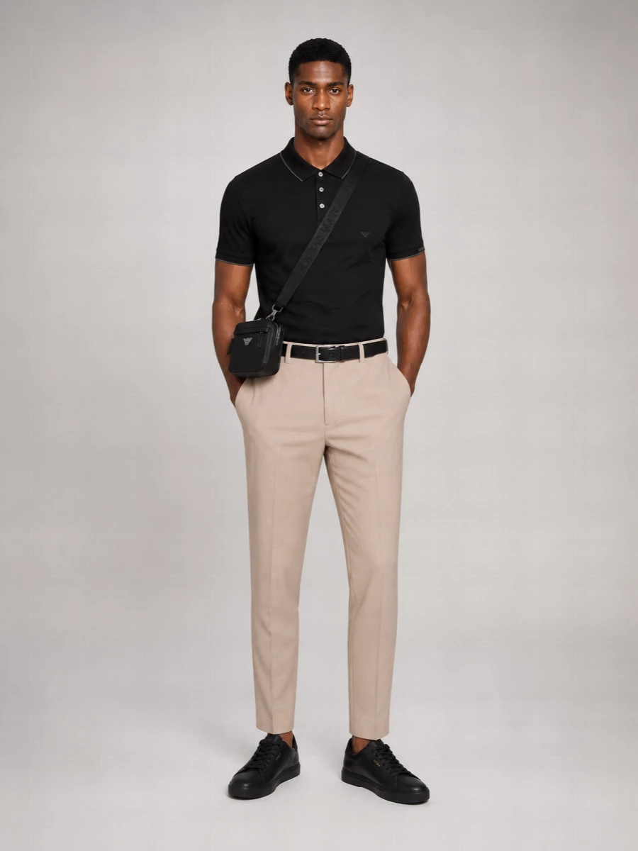 Emporio Armani Cotton Short-Sleeve Polo Shirt