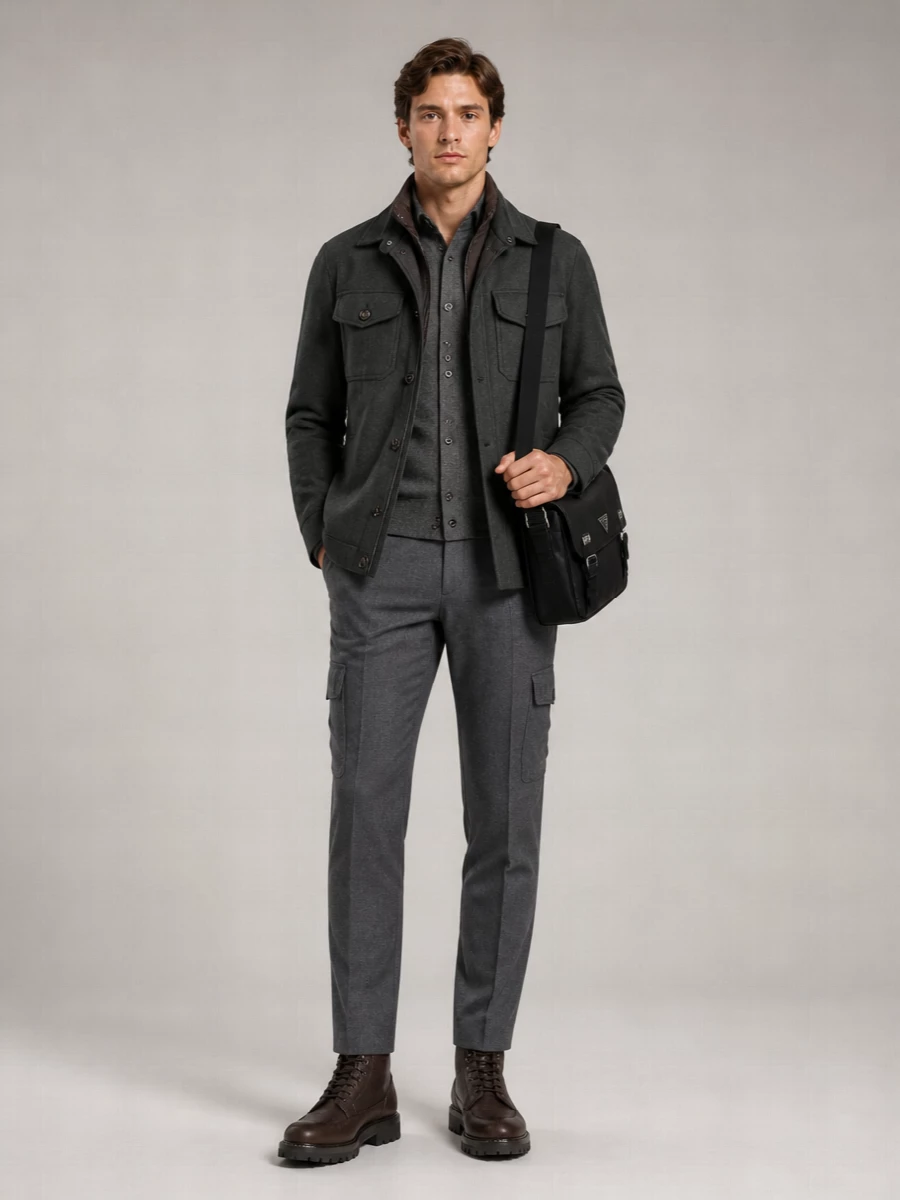 Brunello Cucinelli Leather Lace-Up Boots