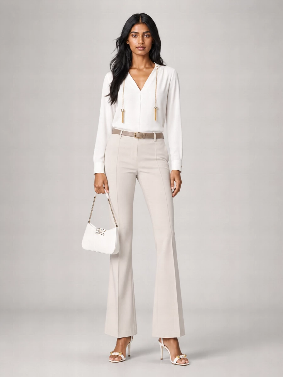 Elisabetta Franchi Flared Trousers